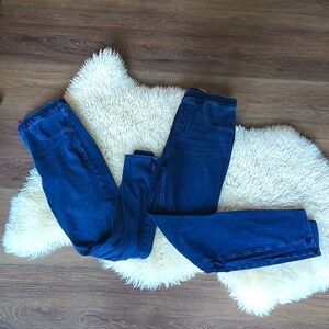 2 paids of Spanx jeanish leggings M